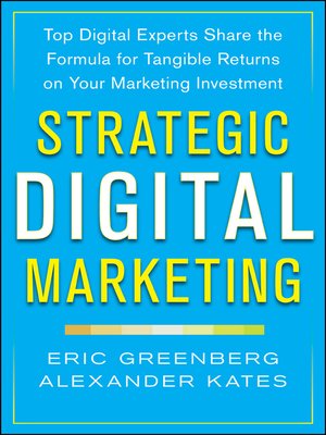 cover image of Strategic Digital Marketing